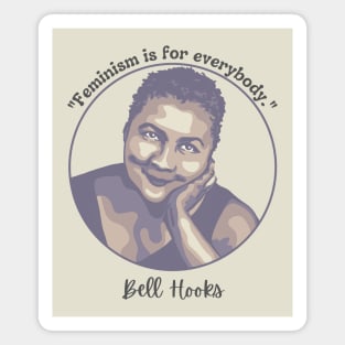 Bell Hooks Portrait and Quote Magnet